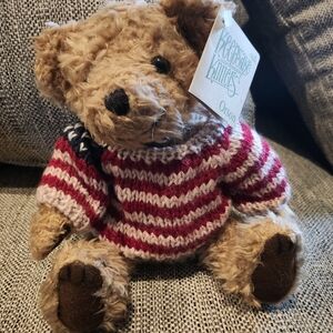 Gibson Keepsake Kritters Teddy Bear with Patriotic Sweater 1996